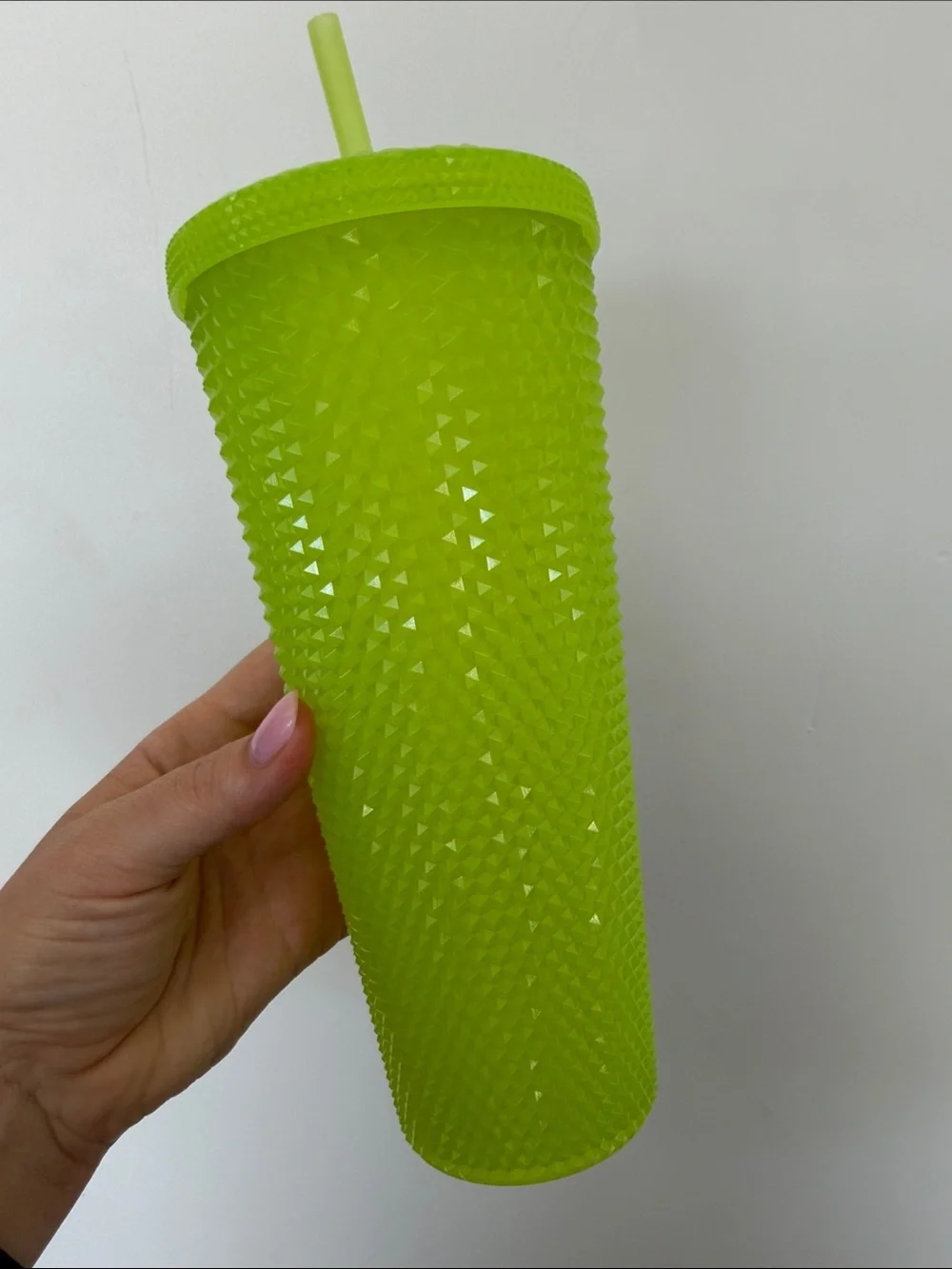 Starbucks Venti Lemongrass Glow-In-the-Dark Studded Tumbler